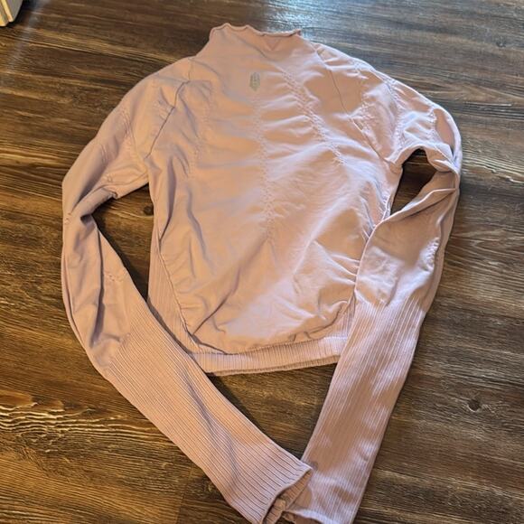 Free people movement good karma long sleeve high neck layer size XS/S NWOT - Picture 7 of 8